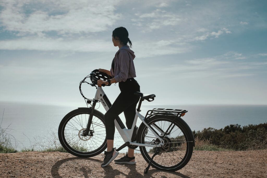 An electric bike conversion kit with battery